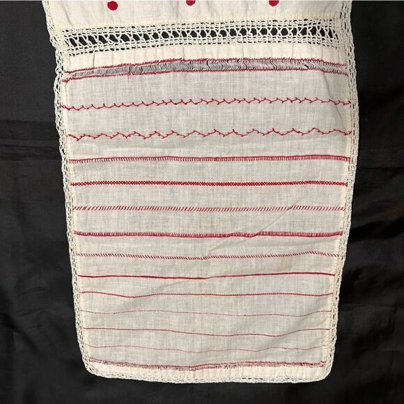 Vintage 1936-37 Belgian Student Handmade Linen Embroidery Needlepoint Sampler - Picture 4 of 11